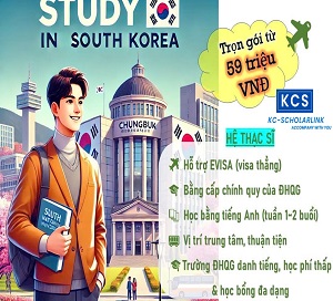Phiếu ưu đãi khi du học hệ thạc sĩ ĐHQG Chungbuk Hàn Quốc tại KCS